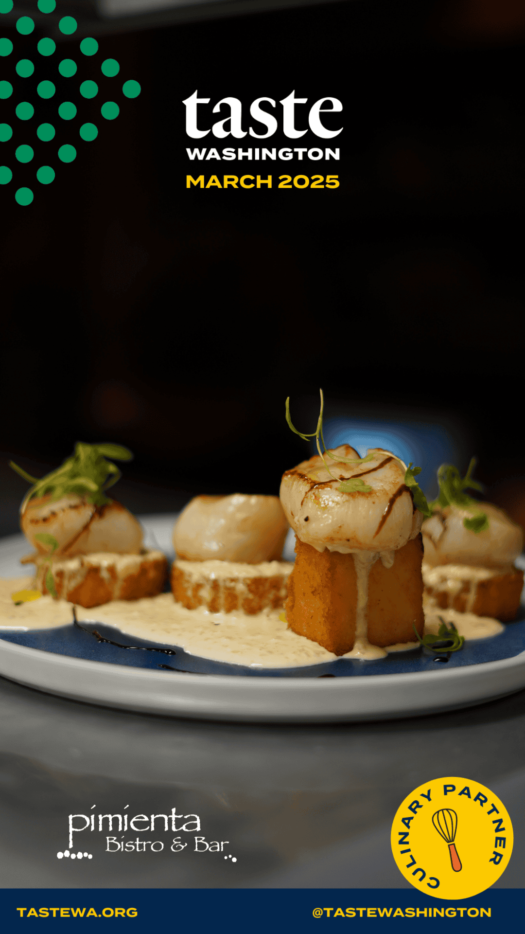 Taste Washington promotional design - Story format